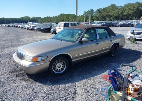 2001 Mercury Grand Marquis Gs z USA, uszkodzony, nr VIN 2MEFM74W91X611152